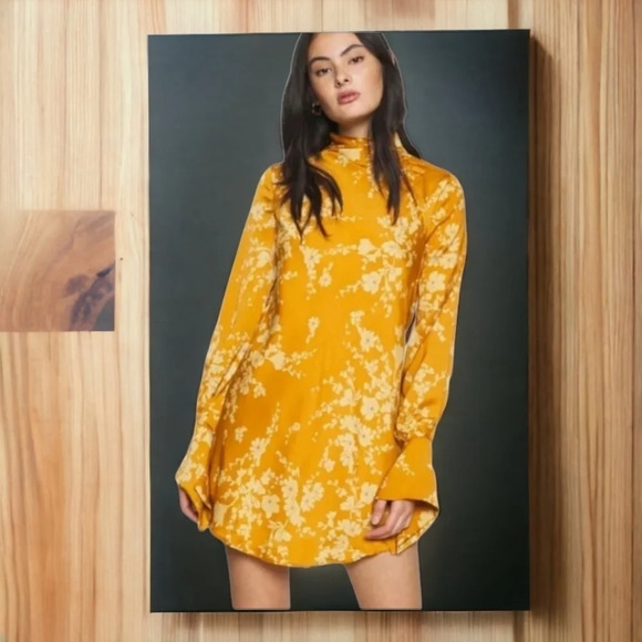 Free People Aries Long Sleeve Mini  Dress XS - Picture 4 of 8